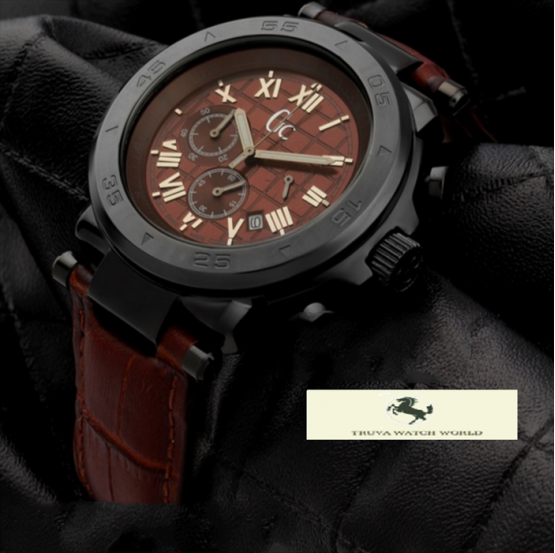HK1360 GUESS COLLECTİON KAHVERENGİ DERİ KORDON